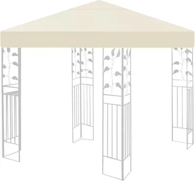 Image de Toile de rechange imperméable 160 g/m² beige 3 x 3 m, robuste