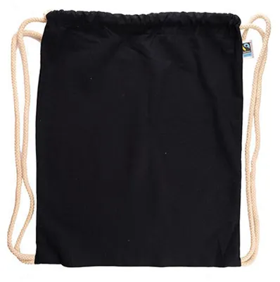 Produktbild von Printwear - Turnbeutel, Baumwolle, Fairtrade LT4714 (38 cm x 46 cm) (Marine)