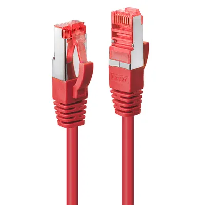 Obrázok produktu pre Lindy Rj45/Rj45 Cat6 0,3 m sieťový kábel červený 0,3 m S/FTP (S-STP)