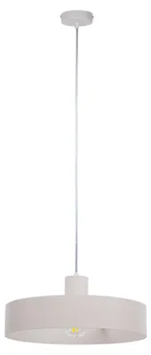 Immagine prodotto di Lampada a sospensione RIF grigio chiaro 1xE27x15W in metallo, dimensioni: 90x35x35 cm, IP20, Sigma Lighting