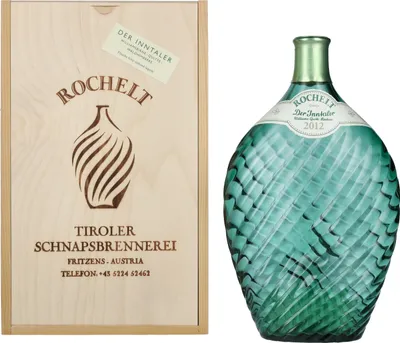 Image de Rochelt Der Inntaler Williamsbirne-Quitte-Waldhimbeere 2012 50% Vol. 0,7l in Holzkiste