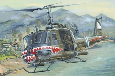 Produktbild von Hobbyboss 81806 - 1:18 UH-1 Huey B - Neu