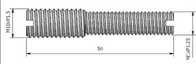 Obrázek produktu pro Šroub JMP M8x1,25 mm