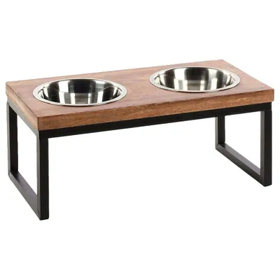 Produktbild von FLAMINGO Doppel-Futternapf Set mit Ständer Tommy 2x1600 ml