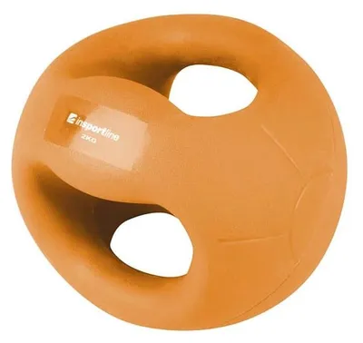 Zdjęcie produktu dla Piłka lekarska Insportline z uchwytami Grab Me 2 kg