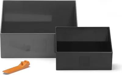 Obrázek produktu pro LEGO® naběrač na kostičky - šedá/černá, set 2 ks