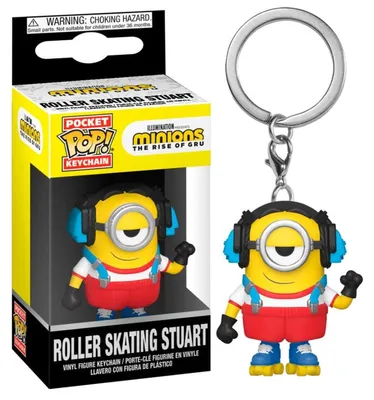 Immagine prodotto di Portachiavi Funko Minions Roller Skating Stuart 6cm