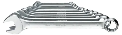 Image de Jeu de clés mixtes DIN 3113, 12 pièces, 10-32 mm, Gedore | 4010886609316