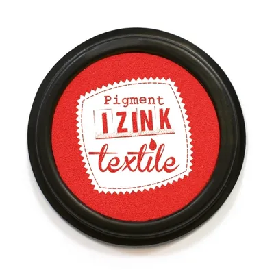 Produktbild von Aladine IZINK Pigment Stempelkissen - Textil Santal / Rot