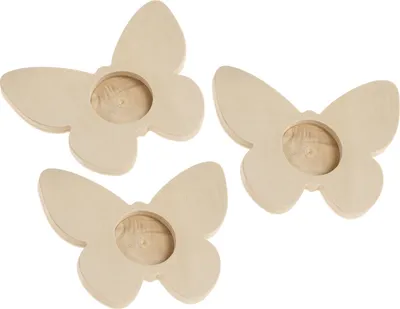 Produktbild von Teelichthalter Schmetterling, 3er Set