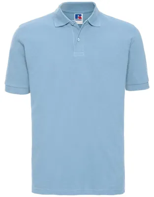 Productafbeelding van Russell - "Classic" polohemd voor heren, model FK1767 (maat L), kleur: hemelsblauw