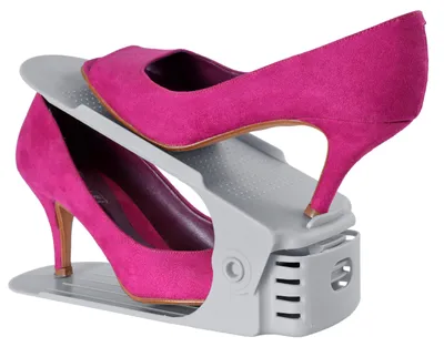 Immagine prodotto di Organizzatore regolabile per scarpe, colore grigio