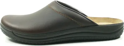 Produktbild von Rohde Herren Pantoffel Pantolette Clog Leder Triest 2780, Größe:41 EU, Farbe:Braun