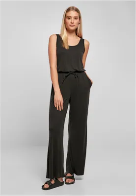 Produktbild von Urban Classics Ladies - MODAL Long Jumpsuit schwarz - M