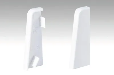 Produktbild von Endkappen Weiß 02001 für Sockelleisten 3 PK