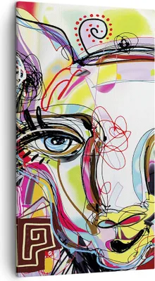 Produktbild von Bild auf Leinwand - Leinwandbild - Abstraktion modern - 45x80cm - Wand Bild - Wanddeko - Wandbilder - Leinwanddruck - Bilder - Kunstdruck - Wanddekoration - Leinwand bilder - Wandkunst - PA45x80-4011