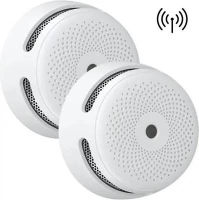 Image de Détecteur de fumée sans fil X-Sense XS01-W, connectable - 2 détecteurs de fumée - Pile d'une durée de vie de 10 ans - Norme européenne - Détecteur d'incendie connectable - Détecteur de fumée