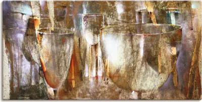 Produktbild von ARTland Leinwandbild Lichtspiel Größe: 40x20 cm