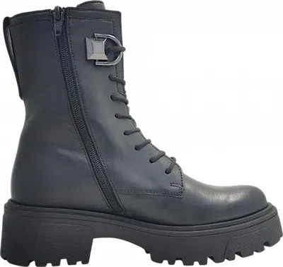 Imagen del producto de Botas Gabor, modelo Damenschuhe, tipo botín con cordones, color negro, para uso casual