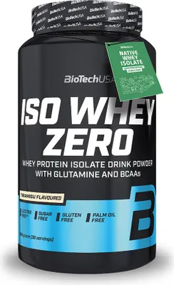 Image de Whey Isolate - Biotech USA - ISO WHEY ZERO (908g) - Saveur Tiramisu
