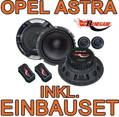 Produktbild von Renegade RX 6.2c - 16,5cm Komponenten-System für Opel Astra J - justSOUND