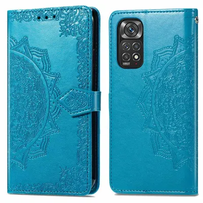 Imagen del producto de Funda libro Mandala para Xiaomi Redmi Note 11 (4G) / Note 11S (4G) - Turquoise