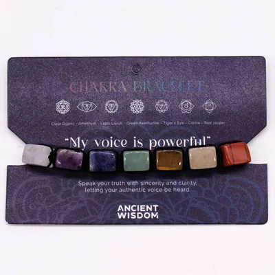 Imagen del producto de Pulseras de chakras - Piedras pulidas