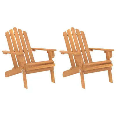 Immagine prodotto di vidaXL sedie da giardino Adirondack 2 pz. Legno massiccio di acacia