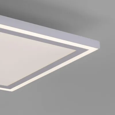 Produktbild von Leuchten Direkt LED Panel Edging weiß 31,4 x 31,4 cm dimmbar