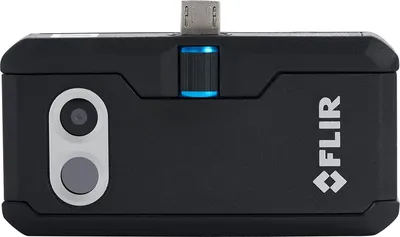 Obrázek produktu pro FLIR ONE Pro Android (Micro USB), 8 - 14 µm, 8,7 Hz, 70 mK, 150 mm, Pevné ohnisko, Černá