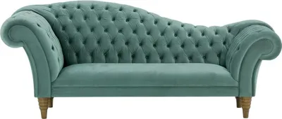 Image de Canapé chaise longue Chester-Velluto 12-wax black