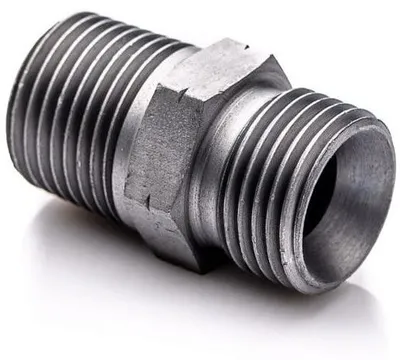 POLBERIS Nippel 1/4'' BSP - NPT aus Stahl