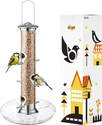 Obrázok produktu pre Kŕmidlo pre vtáky so 6 kŕmnymi miestami a 20 cm kŕmnym diskom