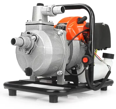 Motorpumpe 1", 5,2 PS, 2-Takt, 300 L/min, 25 m Förderhöhe