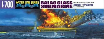Immagine prodotto di AOSHIMA AO05209 Sottomarino classe Balao della Marina Militare degli Stati Uniti