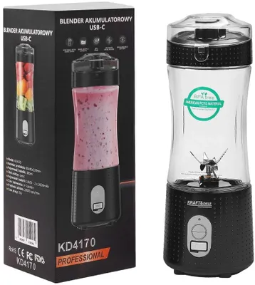 Produktbild von Akku-Standmixer USB-C 380ml / 2x3000mAh KD4170