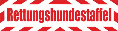 Produktbild von INDIGOS UG - Magnetschild "Rettungshundestaffel " mit Rahmen 45 x 12 cm - Magnetfolie für Auto / LKW / Truck / Baustelle / Firma