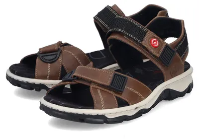 Produktbild von Rieker Damen Trekkingsandalen Sandalen 68851-22 Braun, Schuhgröße:36 EU