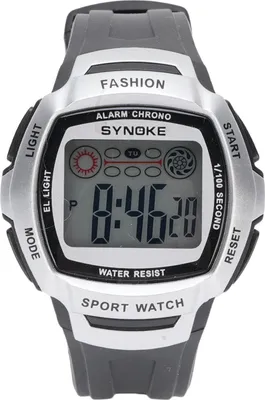 Zdjęcie produktu dla Zegarek sportowy Vintage 50M wodoodporny i odporny na pot Ergonomiczny podświetlany duży ekran cyfrowy zegarek czarny