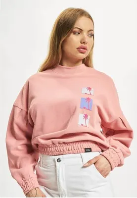 Image de T-shirt à manches longues pour femmes Just Rhyse JR Beaches longleeve pink - XS
