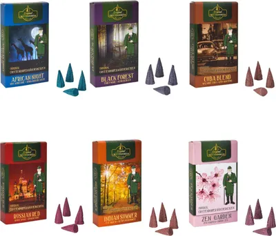 Produktbild von Crottendorfer - Weltreise - 6er Set - African Night, Black Forest, Cuba Blend, Indian Summer, Russian Red, Zen Garden