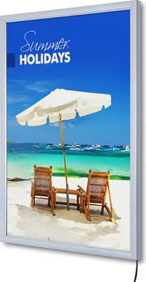 Produktbild von Showdown Displays LED-Leuchtrahmen Economy DIN A2