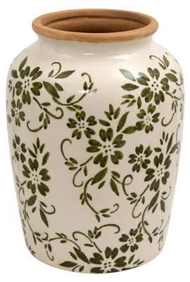 Produktbild von Keramikvase „lisière“, h. 19 cm, grün - Atmosphera créateur d'intérieur