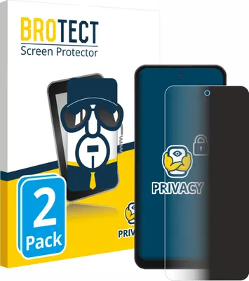 Produktbild von 2x BROTECT Sichtschutzfolie für Hotwav Note 13 Max Anti-Spy Privacy Sichtschutz Blickschutz Folie Blaulicht-Schutz