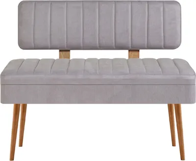 Produktbild von Skye Decor, Vina 0701 - 1 - Grey, Atlantic, Sitzbänke, Bank, Atlantische Kiefer, 110 x 82,5 x 40 cm