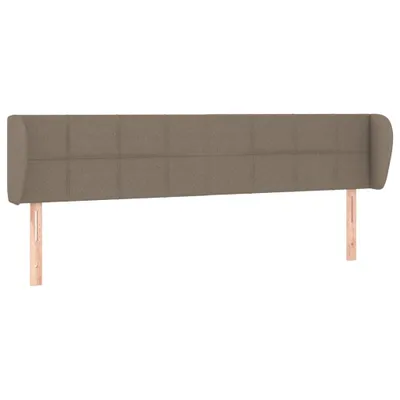 Produktbild von vidaXL Kopfteil mit Ohren Taupe 163x23x78/88 cm Stoff