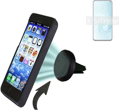 Produktbild von K-S-Trade Kompatibel mit Meizu 17 Auto Handy Halterung KFZ Halter Lüftungsgitterhalterung Air Vent mount Smartphone Halter