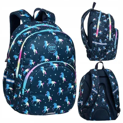 Produktbild von CoolPack Rider Jugendrucksack Blue Unicorn Mädchenrucksack