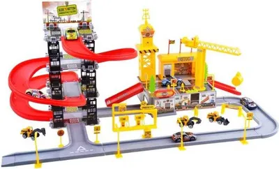Produktbild von 2-in-1-Set Parkplatz-Baustellen-Autobagger ZA3206