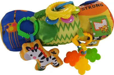 Obrázok produktu pre Plyšový hrkálkový valček, ktorý sa učí plaziť 023-55z